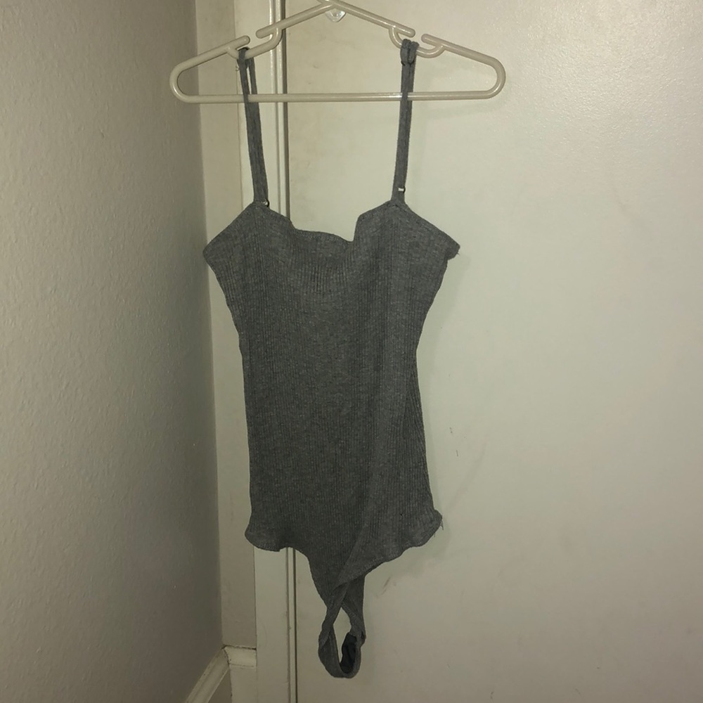 Grey Body Suit